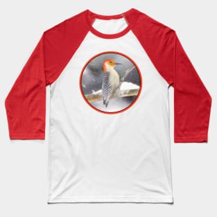 Red-Bellied Woodpecker Baseball T-Shirt